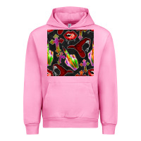 Fuchsia Pink halloween bad witch seamless pattern Urban Hoodie - BundleAndBundleShop