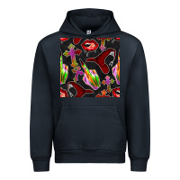 Navy halloween bad witch seamless pattern Urban Hoodie - BundleAndBundleShop