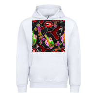 White halloween bad witch seamless pattern Urban Hoodie - BundleAndBundleShop