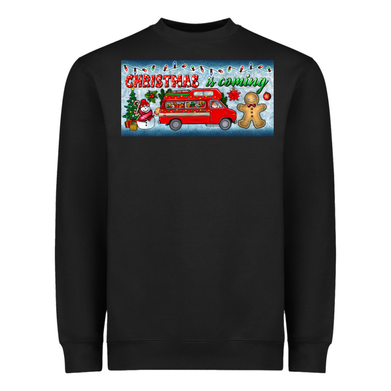 Christmas Is Coming License Plate Heavyweight Sweatshirt by BundleAndBundleShop | Teevron