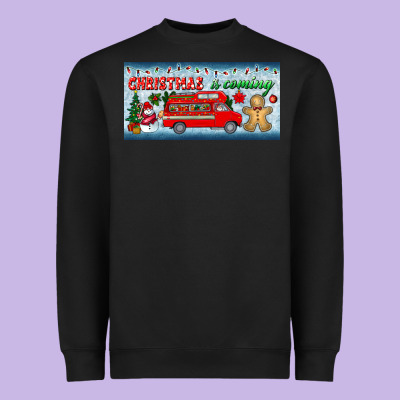 Christmas Is Coming License Plate Heavyweight Sweatshirt Designed By Bundleandbundleshop