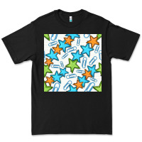 Black stars school seamless pattern Premium Tee - BundleAndBundleShop