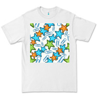 White stars school seamless pattern Premium Tee - BundleAndBundleShop