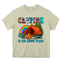 Mossy camping is my happy  place Heavy Core Tee - AdoDesignShop