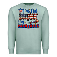 Seafoam I'm not drunk i'm patriotic 4th of july Premium Sweatshirt - CowGirlArtShop