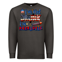 Smoke I'm not drunk i'm patriotic 4th of july Premium Sweatshirt - CowGirlArtShop