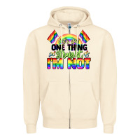 Sandshell Let's get one thing straight i'm not Pride LGBTQ+ Zipper Hoodie - NancyCooperArtShop