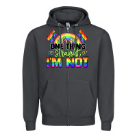 Smoke Let's get one thing straight i'm not Pride LGBTQ+ Zipper Hoodie - NancyCooperArtShop