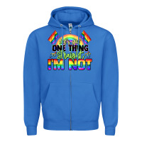 True Royal Let's get one thing straight i'm not Pride LGBTQ+ Zipper Hoodie - NancyCooperArtShop