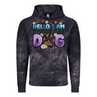 Cloud Black hello i am obsessed with my dog Vintage Hoodie - MaliasSmallBusiness