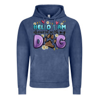 Vintage Denim hello i am obsessed with my dog Vintage Hoodie - MaliasSmallBusiness