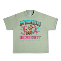Oil Green motherhood university with coffee Urban Heavy Tee - NancyCooperArtShop