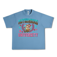 Pebble Blue motherhood university with coffee Urban Heavy Tee - NancyCooperArtShop