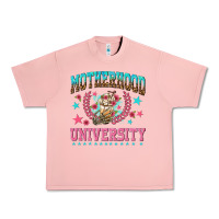 Salmon motherhood university with coffee Urban Heavy Tee - NancyCooperArtShop