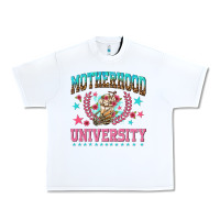 White motherhood university with coffee Urban Heavy Tee - NancyCooperArtShop