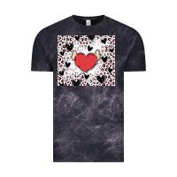 Cloud Black valentine's day hearts Vintage Tee - MaliasSmallBusiness