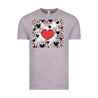 Vintage Zinc valentine's day hearts Vintage Tee - MaliasSmallBusiness
