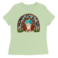 Matcha hereford rainbow Ladies Tee - JahusDesignShop