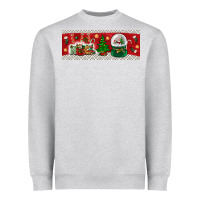Heather Grey noel Heavyweight Sweatshirt - BundleAndBundleShop