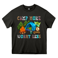 Asphalt camp more worry less Heavy Core Tee - AdoDesignShop