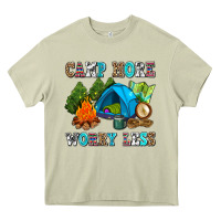Mossy camp more worry less Heavy Core Tee - AdoDesignShop