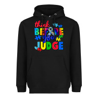 Black think before you judge Heavyweight Hoodie - CowGirlArtShop