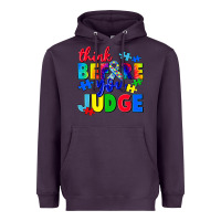 Plum think before you judge Heavyweight Hoodie - CowGirlArtShop