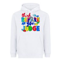 White think before you judge Heavyweight Hoodie - CowGirlArtShop