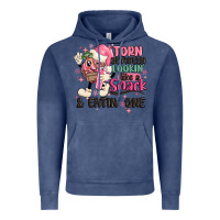 Vintage Denim torn between lookin' like a snack and eatin' one Vintage Hoodie - MaliasSmallBusiness