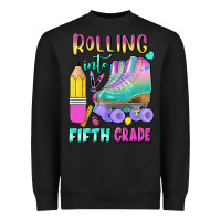 Black rolling into fifth grade Heavyweight Sweatshirt - BundleAndBundleShop