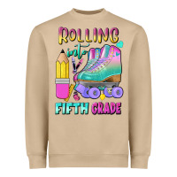 Mushroom rolling into fifth grade Heavyweight Sweatshirt - BundleAndBundleShop