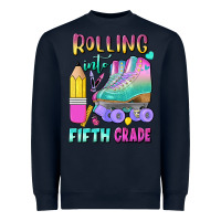 Navy rolling into fifth grade Heavyweight Sweatshirt - BundleAndBundleShop