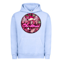 Pigment Grape Ice pink merry christmas Urban Hoodie - FaDigitalArtStudio