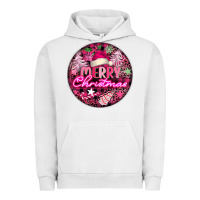 Pigment Lunar Rock pink merry christmas Urban Hoodie - FaDigitalArtStudio