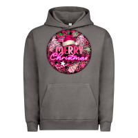 Pigment Tornado pink merry christmas Urban Hoodie - FaDigitalArtStudio