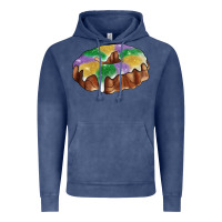 Vintage Denim mardi gras king cake Vintage Hoodie - RanaPortraitStore