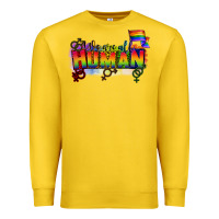 Lemon We are all human Premium Sweatshirt - CowGirlArtShop