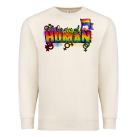 Sandshell We are all human Premium Sweatshirt - CowGirlArtShop