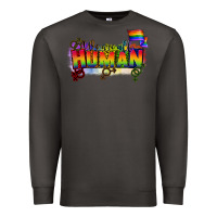 Smoke We are all human Premium Sweatshirt - CowGirlArtShop
