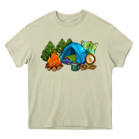 Mossy camp in the woods Heavy Core Tee - AdoDesignShop