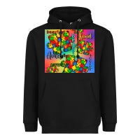 Black autism puzzle piece Heavyweight Hoodie - CowGirlArtShop