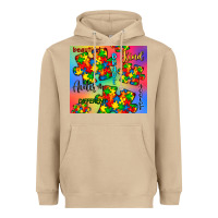 Mushroom autism puzzle piece Heavyweight Hoodie - CowGirlArtShop