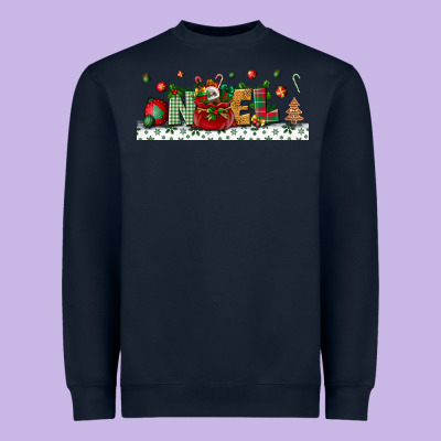 Noel Heavyweight Sweatshirt Designed By Bundleandbundleshop