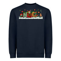 Navy Noel Heavyweight Sweatshirt - BundleAndBundleShop