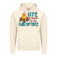 Vintage Artic life is better by the campfire Vintage Hoodie - MaliasSmallBusiness