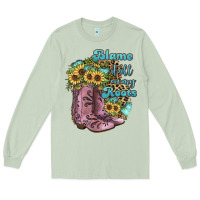 Matcha Blame It All On My Roots Long Sleeve Tee - JahusDesignShop