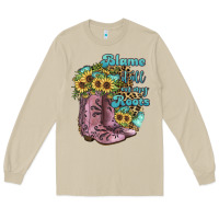 Mushroom Blame It All On My Roots Long Sleeve Tee - JahusDesignShop