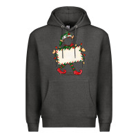 Charcoal Heather customize christmas elf Premium Hoodie - CowGirlArtShop