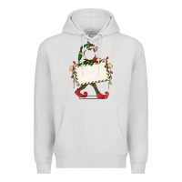 Dove Grey customize christmas elf Premium Hoodie - CowGirlArtShop