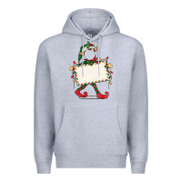 Heather Grey customize christmas elf Premium Hoodie - CowGirlArtShop